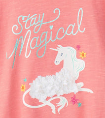 Girls Girls Stay Magical Boxy T-Shirt | Hatley Tops