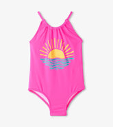 Girls Girls Sunrise Gather Gathered Swimsuit | Hatley Swimwear