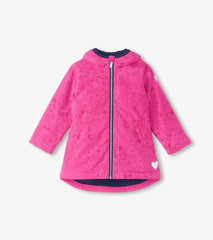 Girls Girls Unicorn Doodle Zip-Up Lightweight Rain Jacket | Hatley Rainwear