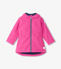 Girls Girls Unicorn Doodle Zip-Up Lightweight Rain Jacket | Hatley Rainwear