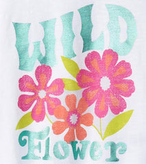 Girls Girls Wild Flower Graphic Tee | Hatley Tops