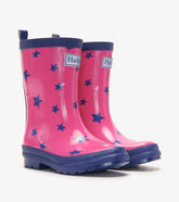 Girls Glitter Stars Shiny Rain Boots | Hatley Rainwear