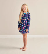 Girls Interstellar Long Sleeve Girls Nightgown | Hatley Sleepwear
