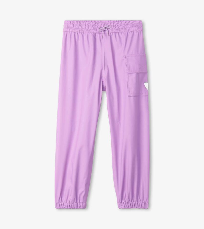 Girls Lilac Rain Pants | Hatley Rainwear