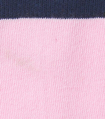 Girls Pink & Navy Crew Socks | Hatley Footwear