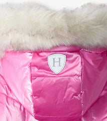 Girls Pink Star Puffer Jacket | Hatley Outerwear