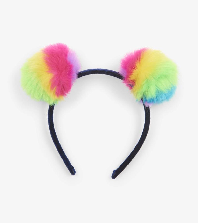 Girls Prismatic Pom Poms Headband | Hatley Accessories