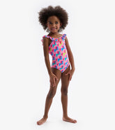 Girls Rock Star Unicorn Ruffle Sleeve Swimsuit | Hatley Swimwear
