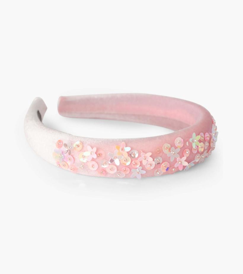 Girls Rose Shadow Velvet Puff Headband | Hatley Accessories