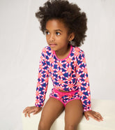 Girls Shibori Flowers Cross Over Cover-up | Hatley Swimwear