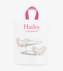Girls Sparkling Butterflies Snap Clips | Hatley Accessories