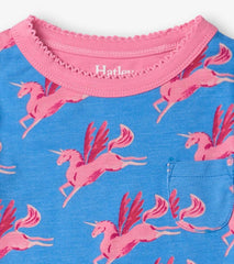 Girls Unicorn Bamboo Pajama Set | Hatley Sleepwear