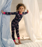 Girls Unicorn Constellations Organic Cotton Raglan Pajama Set | Hatley Sleepwear