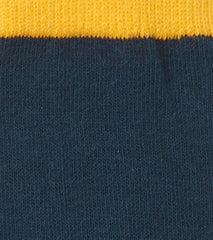 Girls/Boys Navy & Yellow Crew Socks | Hatley Footwear