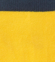 Girls/Boys Yellow & Navy Crew Socks | Hatley Footwear