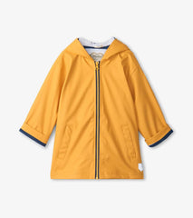 Girls/Boys Yellow Zip-Up Rain Jacket | Hatley Rainwear