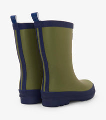 Girls/Boys/Baby & Toddler Forest Green Matte Rain Boots | Hatley Rainwear