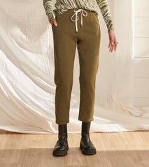 Women Adrien Jogger - Loden Green Melange | Hatley Bottoms