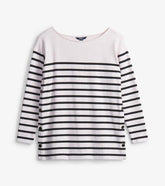 Women Ali Breton Top - Cream Melange Stripes | Hatley Tops