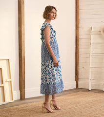 Women Aria Midi Dress - Shibori Mix | Hatley Dresses
