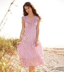 Women Aria Midi Dress - Sunburst Cross | Hatley Dresses