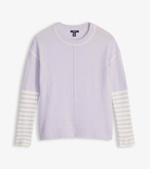 Women Avery Sweater - Lilac Stripes | Hatley Sweaters