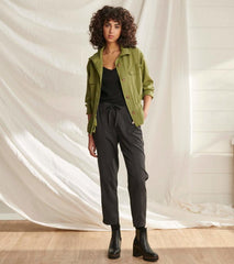 Women Camden Jacket - Lodan Green | Hatley Sweaters