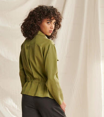 Women Camden Jacket - Lodan Green | Hatley Sweaters