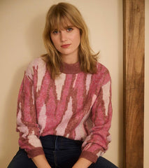 Women Carmi Pullover - Russet Ikat | Hatley Sweaters