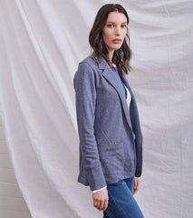 Women Chelsea Knit Blazer - Indigo Speckle | Hatley Sweaters