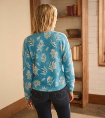 Women Ella Sweater - Linen Flowers | Hatley Sweaters
