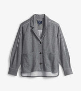 Women Emily Relaxed Blazer - Charcoal Melange | Hatley Sweaters