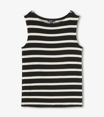 Women Everyday Tank - Caviar Stripes | Hatley Tops