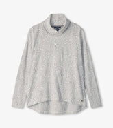 Women Funnel Neck Top - Textured Swirl | Hatley Tops