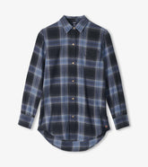 Women Lara Tunic - Caviar Plaid | Hatley Tops
