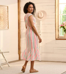 Women Millie Dress - Miami Beach Stripes | Hatley Dresses