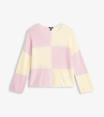Women Monroe Sweater - Pink Blocks | Hatley Sweaters