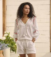 Women Naomi Blouse - Fresh White | Hatley Tops