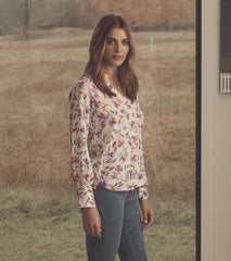 Women Olivia Blouse - Deconstructed Floral | Hatley Tops