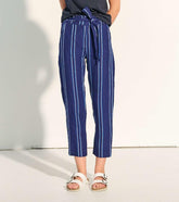 Women Paper Bag Pants - Beach Stripes | Hatley Bottoms