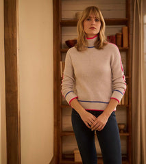 Women Raglan Pullover - Pale Snow Melange | Hatley Sweaters