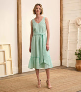 Women Sydney Midi Dress - Beveled Glass Gingham | Hatley Dresses