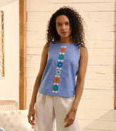 Women Tessa Tank Top - Chambray | Hatley Tops