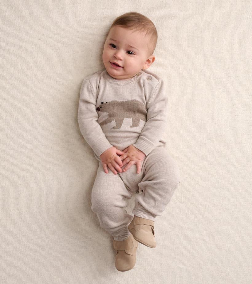 Baby &amp; Toddler Baby Bear Cub Sweater Onesie | Hatley Sweaters