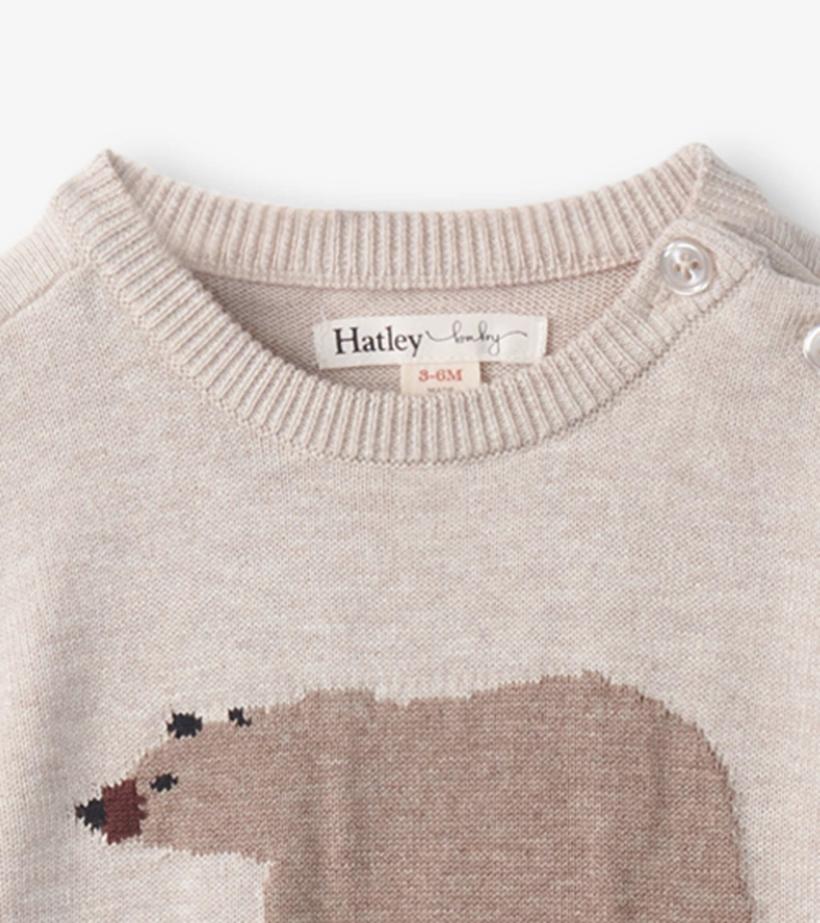 Baby &amp; Toddler Baby Bear Cub Sweater Onesie | Hatley Sweaters