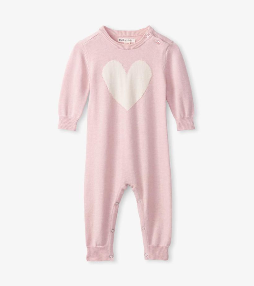 Baby &amp; Toddler Baby Big Heart Sweater Onesie | Hatley Sweaters