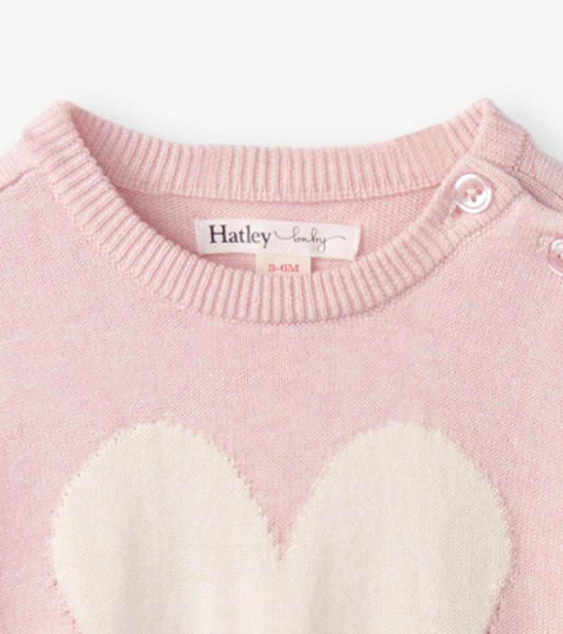 Baby &amp; Toddler Baby Big Heart Sweater Onesie | Hatley Sweaters