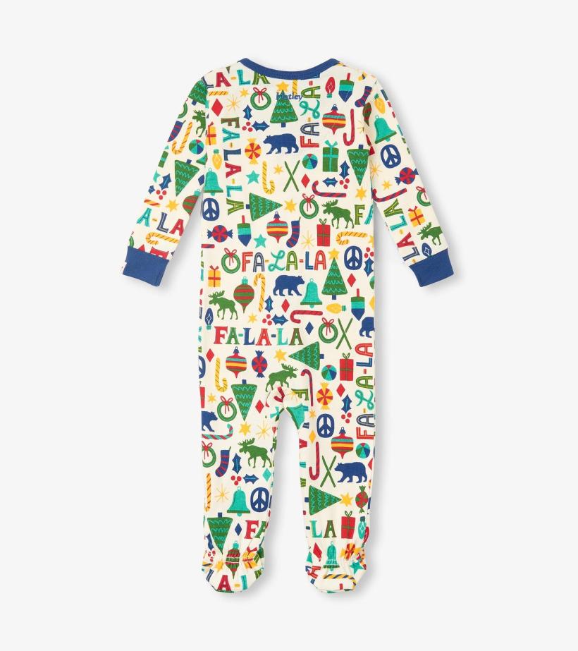 Baby &amp; Toddler Baby Blue Falala Cotton Footed Sleeper | Hatley Sleepwear
