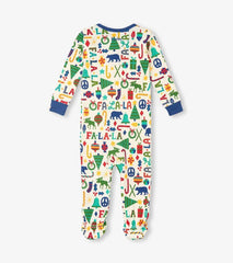 Baby &amp; Toddler Baby Blue Falala Cotton Footed Sleeper | Hatley Sleepwear