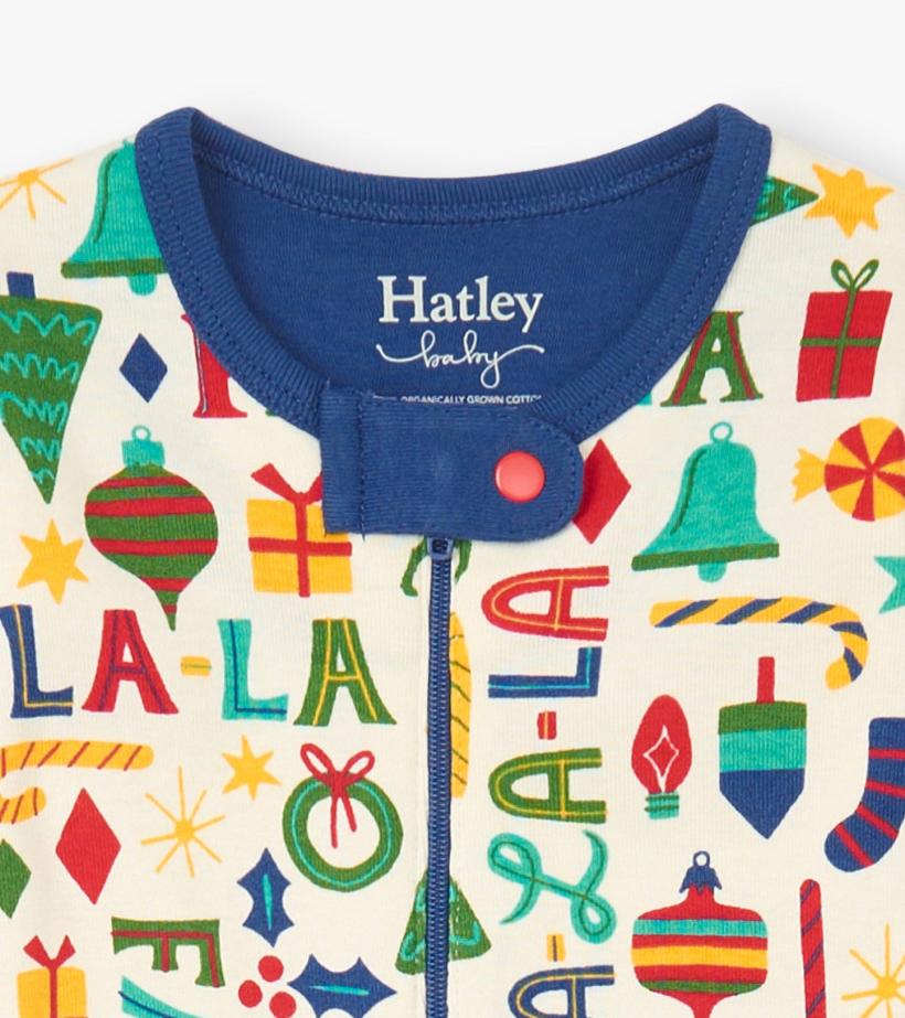 Baby &amp; Toddler Baby Blue Falala Cotton Footed Sleeper | Hatley Sleepwear